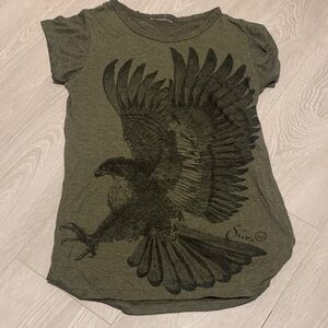 Women's Olive Graphic Tee